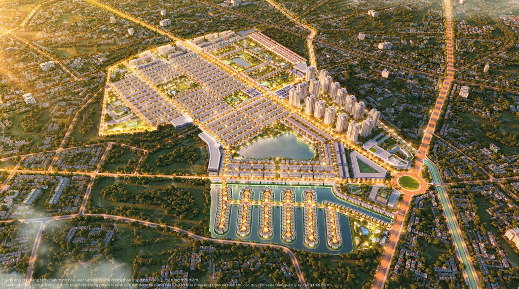 Hình phối cảnh dự án Vinhomes Green City Long An