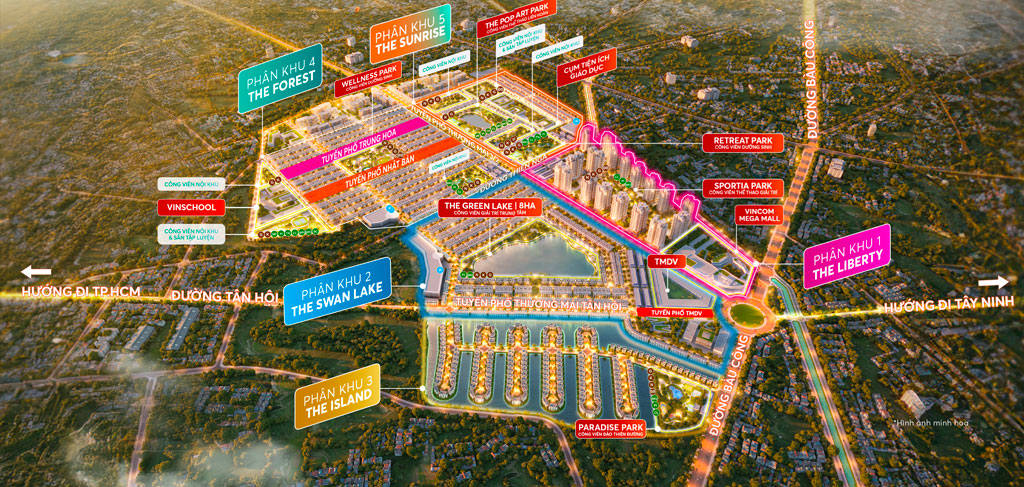 Quy hoạch và sản phẩm Vinhomes Green City Long An