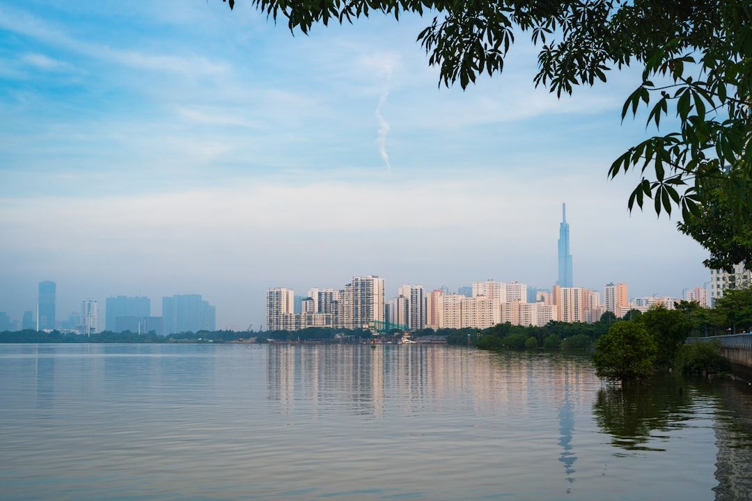 New City Thủ Thiêm 2026 — riverside apartment towers skyline Ho Chi Minh City