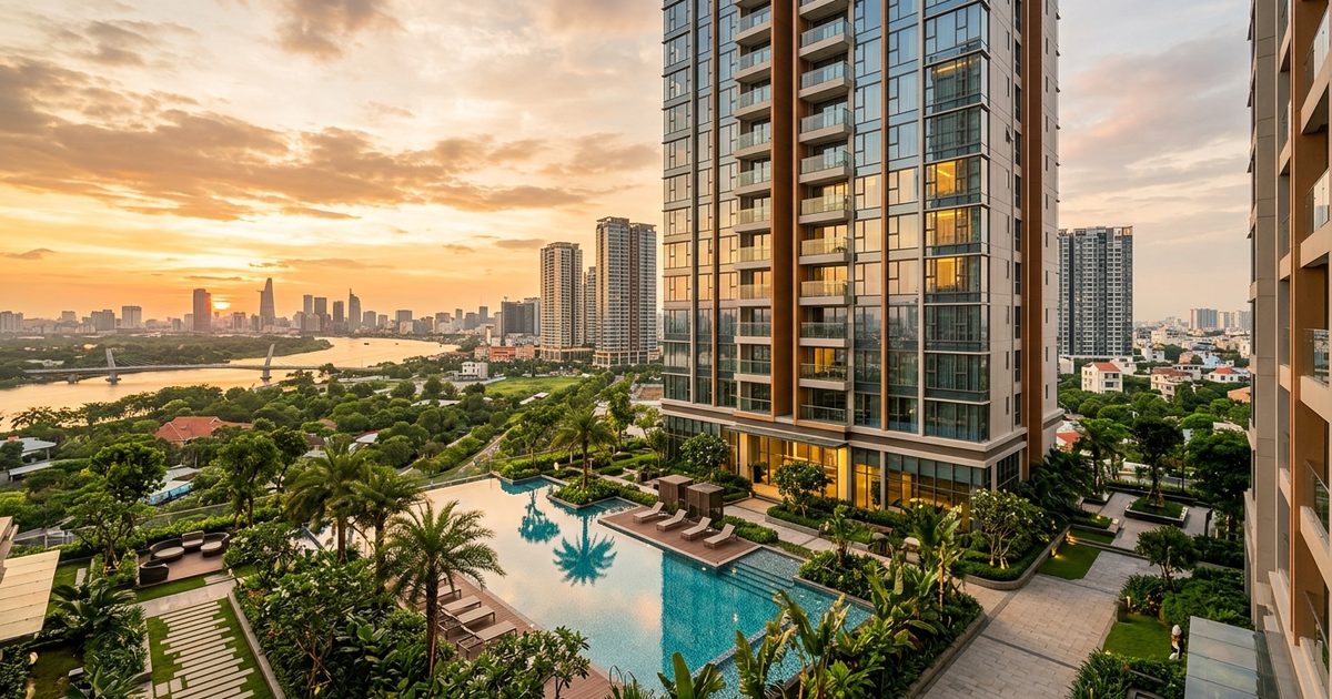 Thuê Căn Hộ New City Thủ Thiêm 2PN View Sông Sài Gòn – Nên Chọn Tháp Nào?