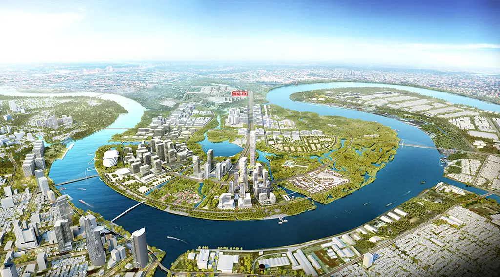 Bản đồ vị trí dự án New City Thủ Thiêm trên đường Mai Chí Thọ